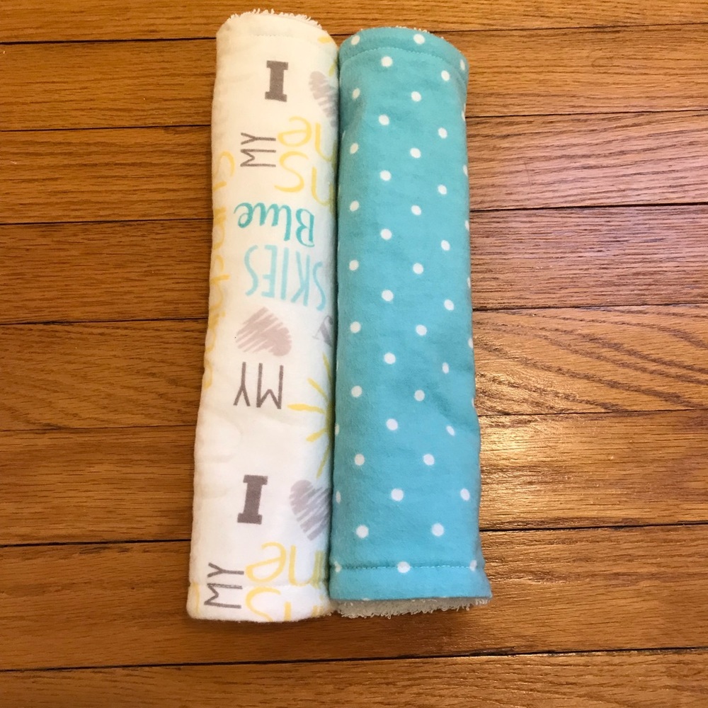 Homemade Baby Burp Cloths